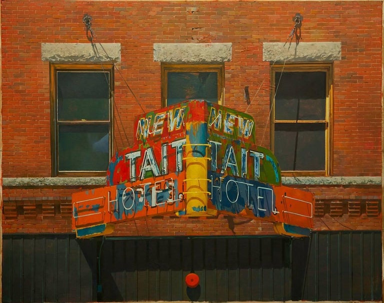 Joseph McNamara NEW TAIT HOTEL (as seen from the Hotel Finlen, Butte