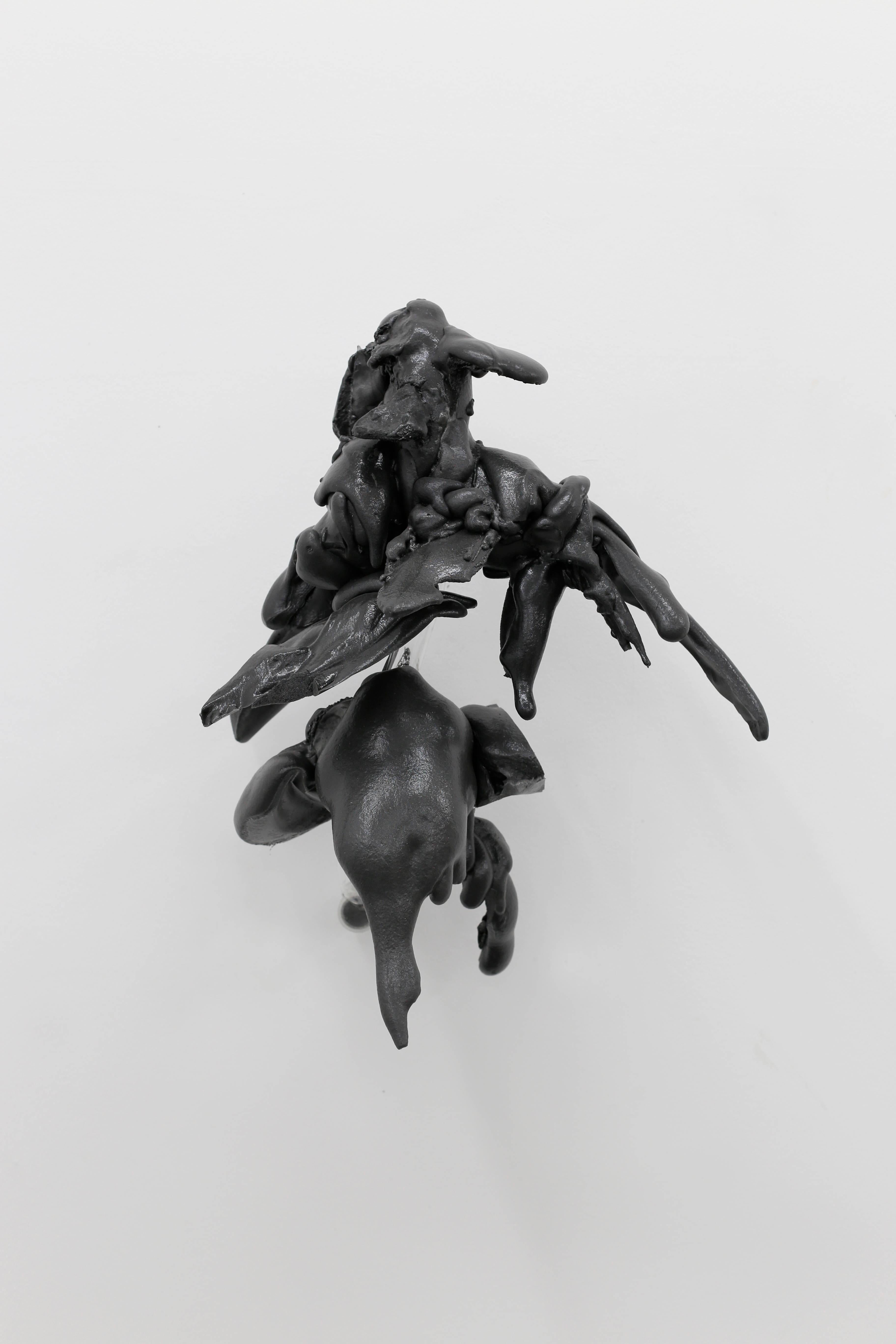 Martin Schwenk Abstract Sculpture - Schwarze Reste