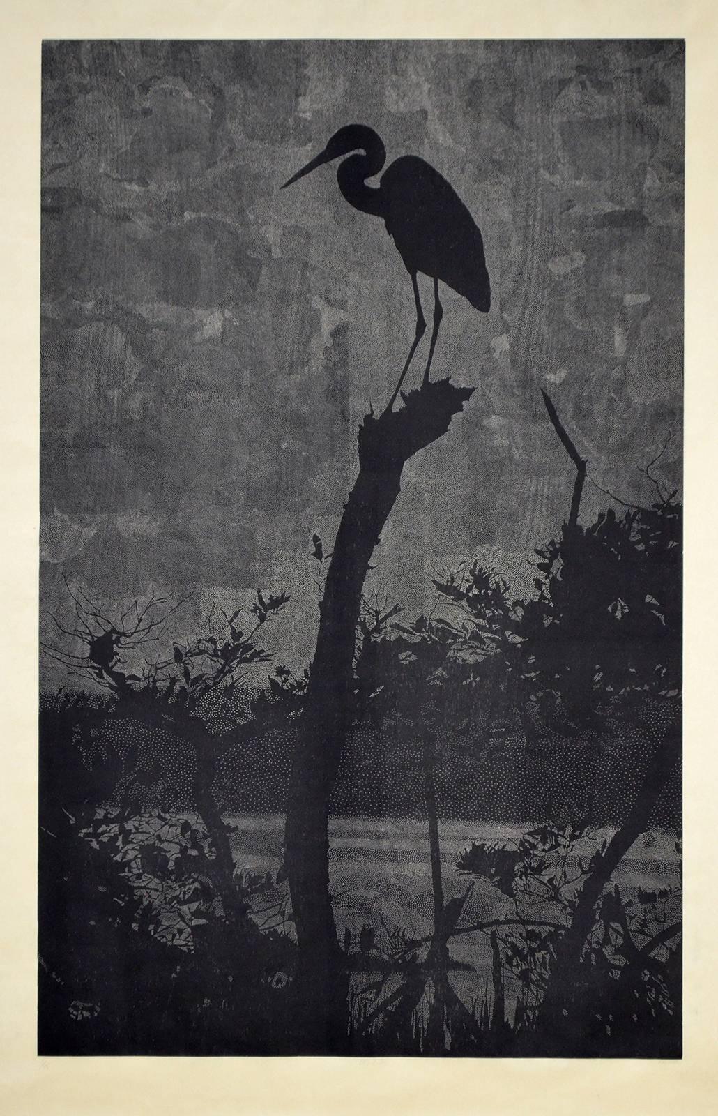 Richard Ryan Landscape Print - Bird in Tree