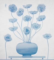 Thirteen Blue Poppies