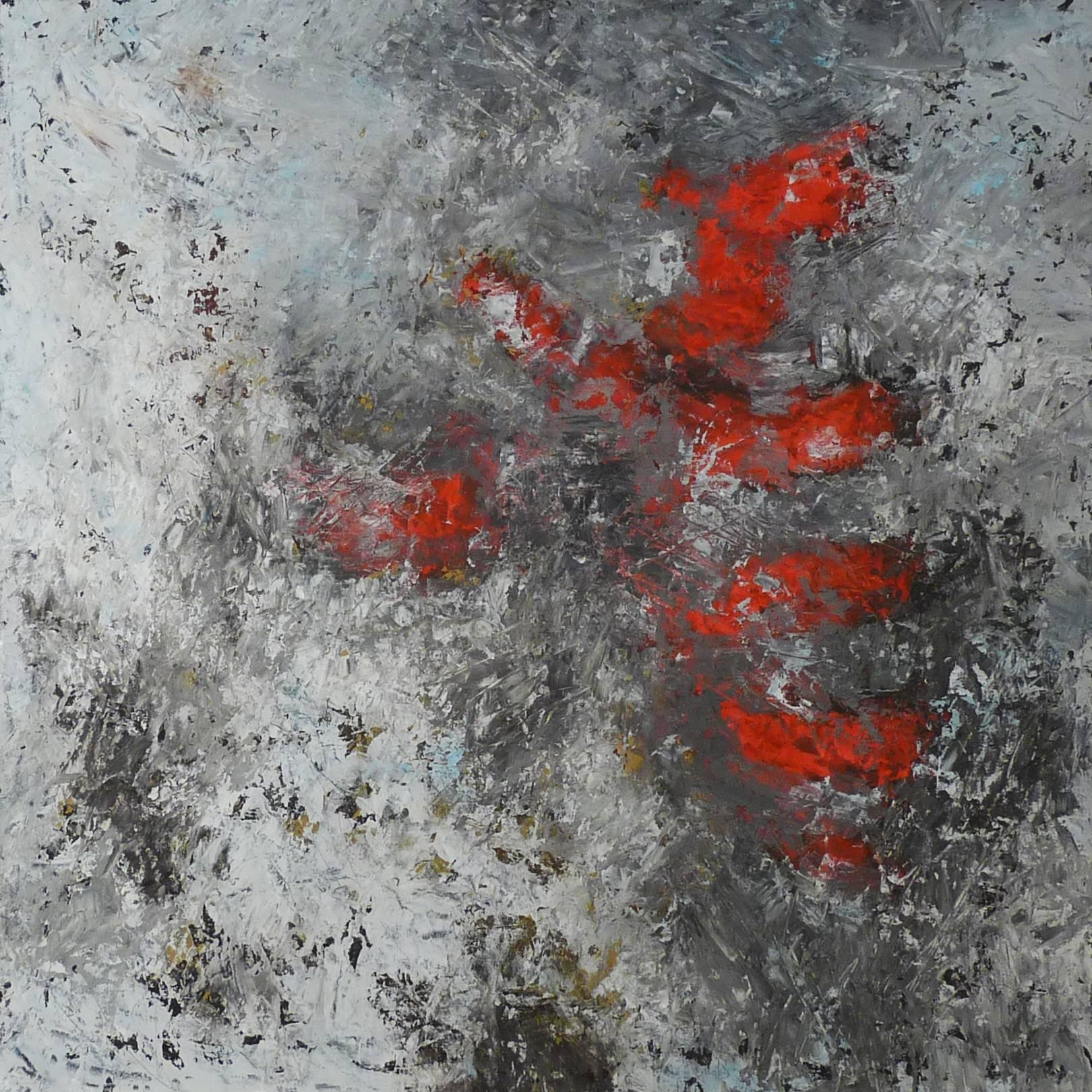 Adam Thomas Abstract Painting - Internal Conflict