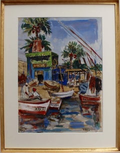 
Mediterranean Fishing Village
 by F Engram