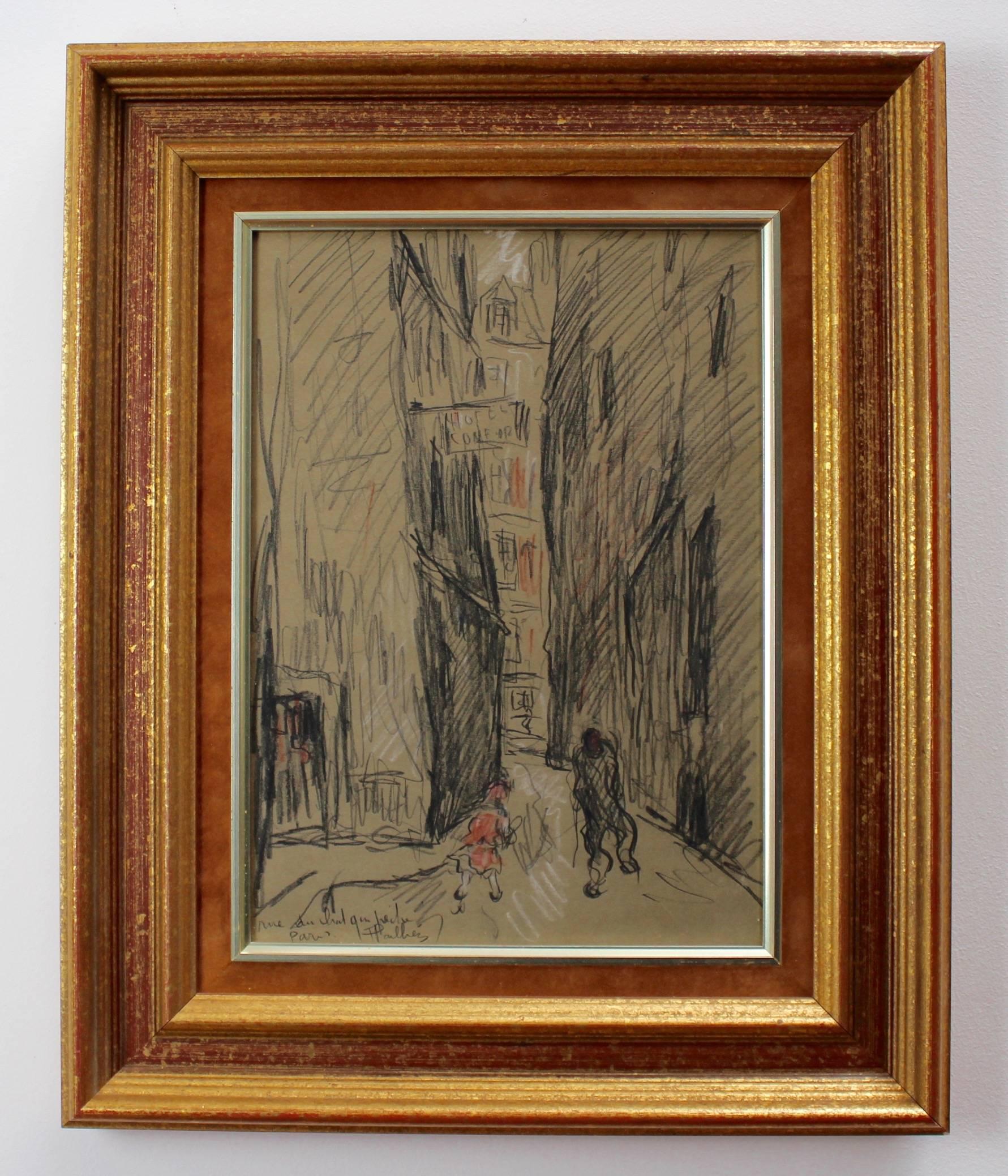 Fred Pailhès Figurative Art - Rue du Chat-qui-Pêche