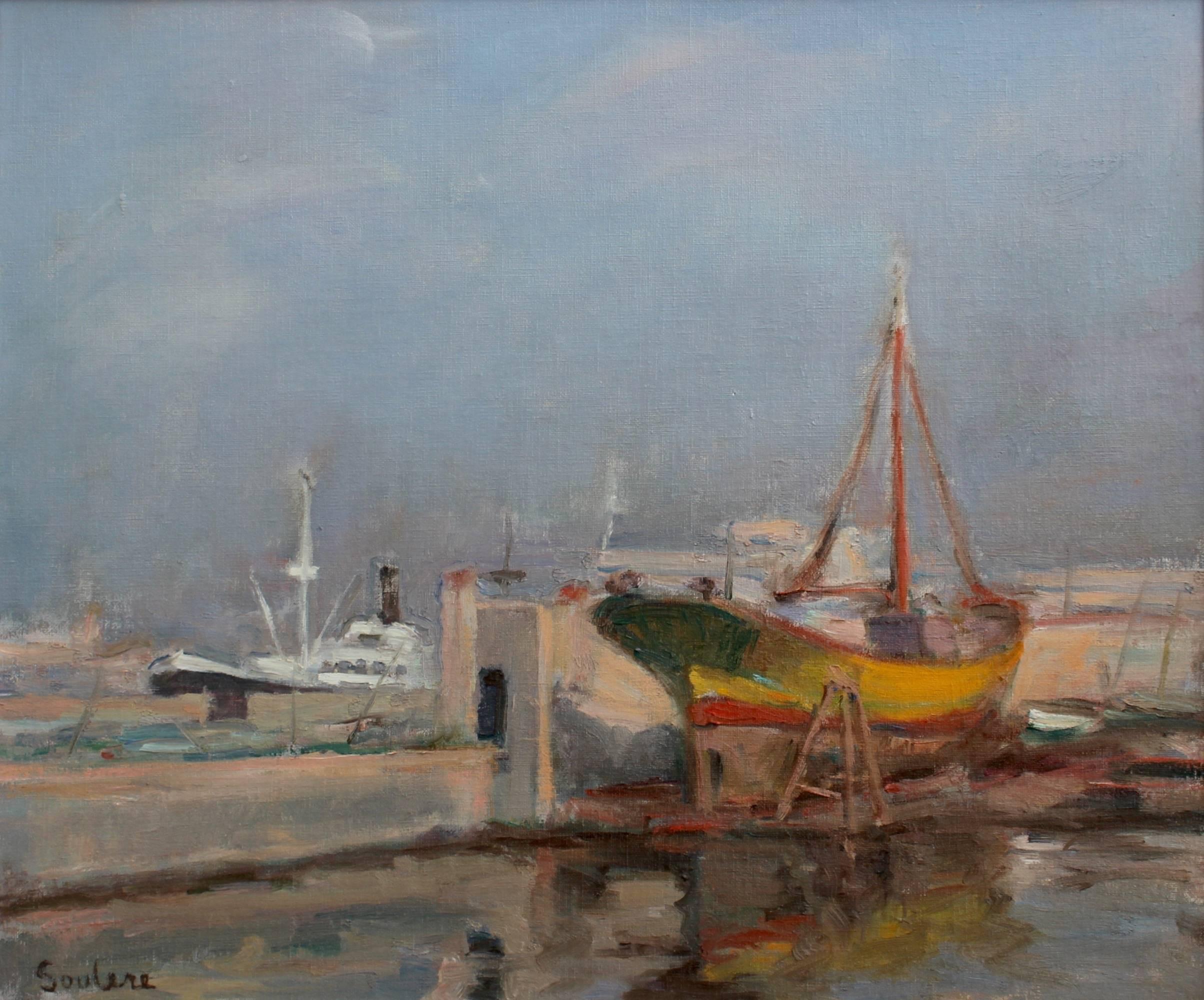 Pere Soulere Martí  Figurative Painting - Mediterranean Port