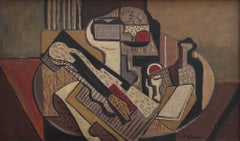 Cubist Still Life on Table