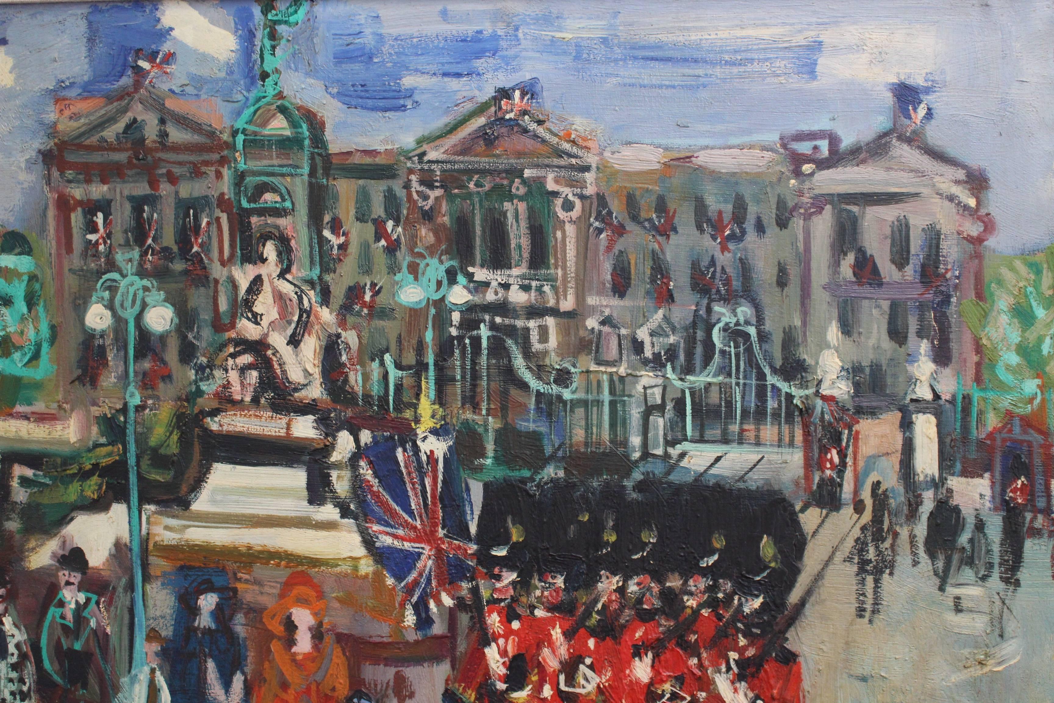 'Changing of the Guard at Buckingham Palace' by Maurice Empi, London c. 1960s  3