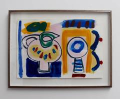 Abstract Still Life with Vase