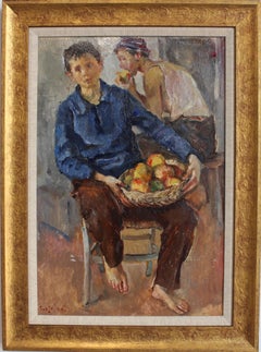 "I venditori di mele" di Antonio Bresciani (circa anni '30-'40)
