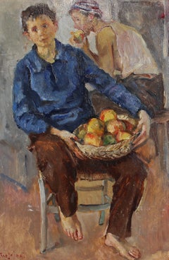 "I venditori di mele" di Antonio Bresciani (circa anni '30-'40)