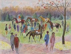 "Le Rond de Présentation" (Autunno nel maneggio di presentazione) di Yves Fournier