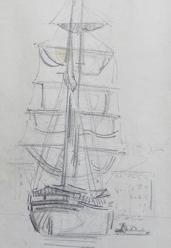 'Sailing Ship at Anchor' by Guillaume Dulac (circa 1920s)