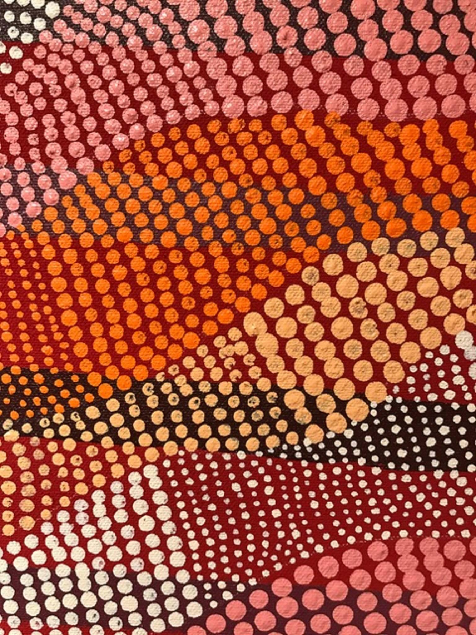 Desert Bore - Contemporary Painting by Annie Lane Nungarrayi