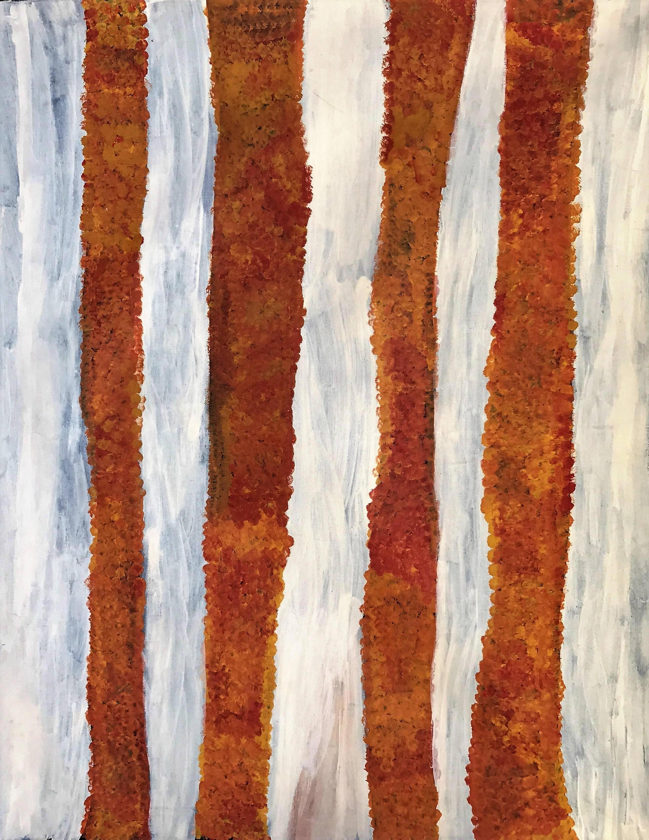 Tali Tali Pompey Abstract Painting - Para - Ghost Gum Trees