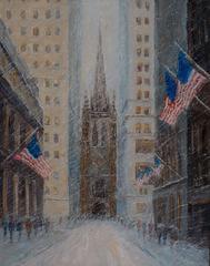 Old Trinity Flags in Winter