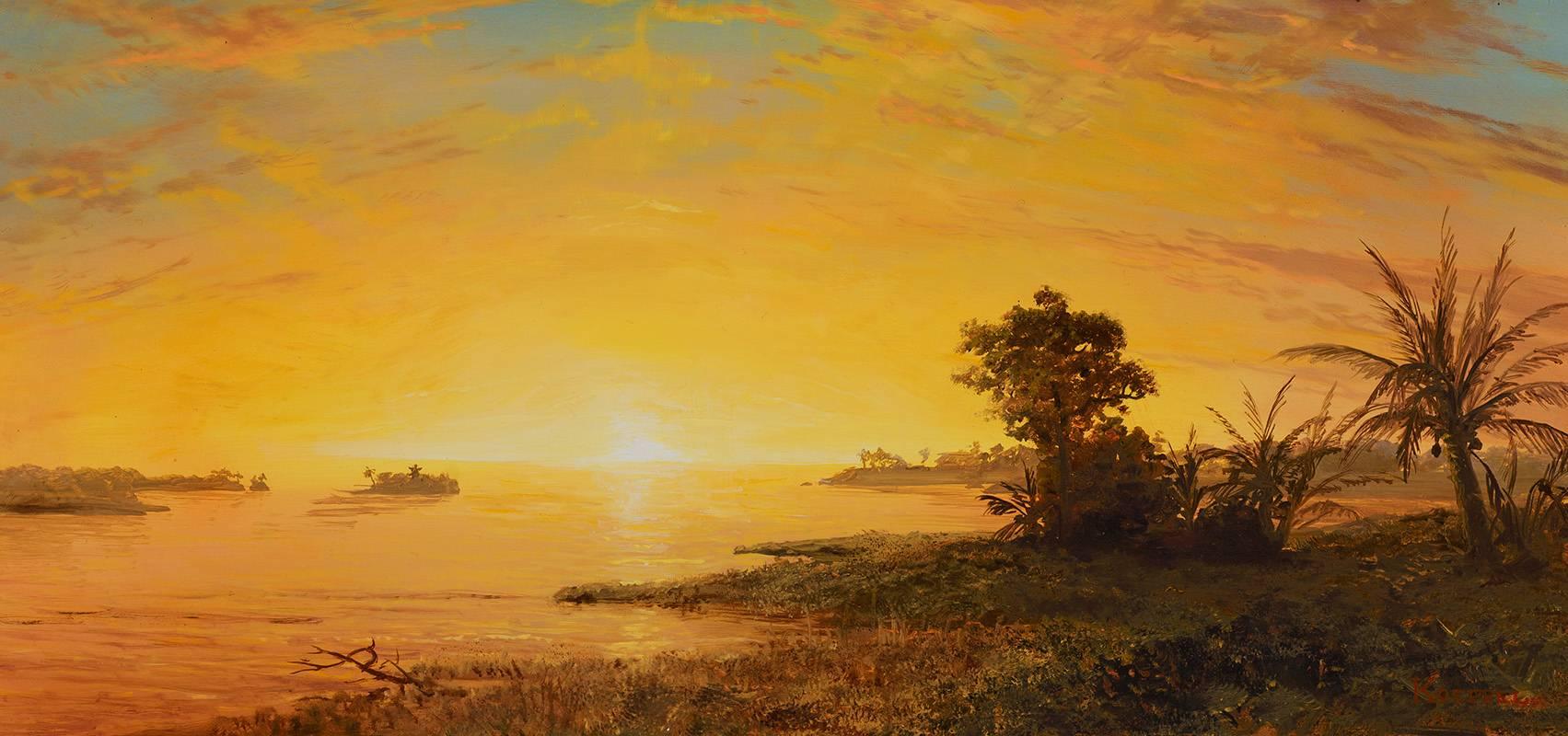 Erik Koeppel Landscape Painting - Florida Sun