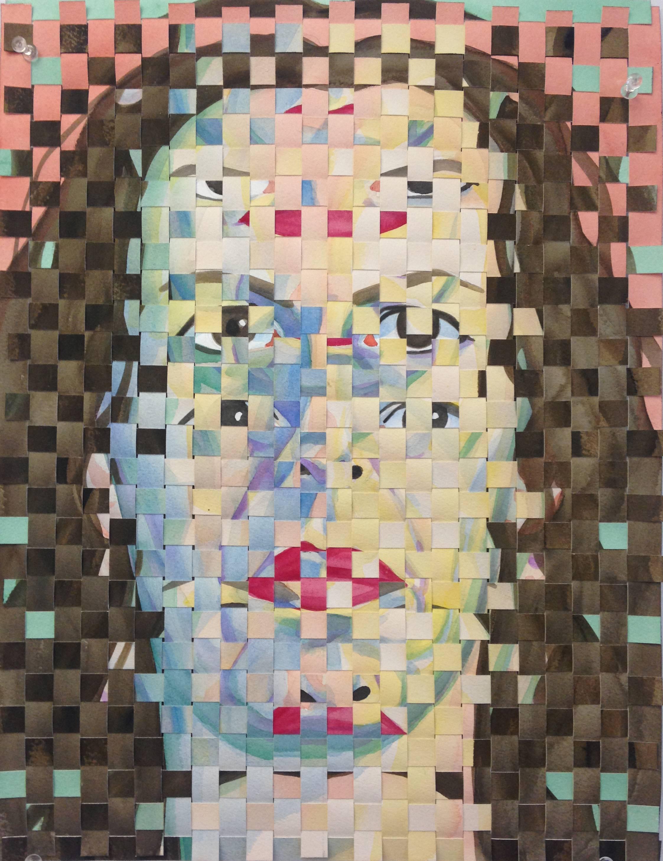 Woven Self Portrait - Art by Patricia Fabricant