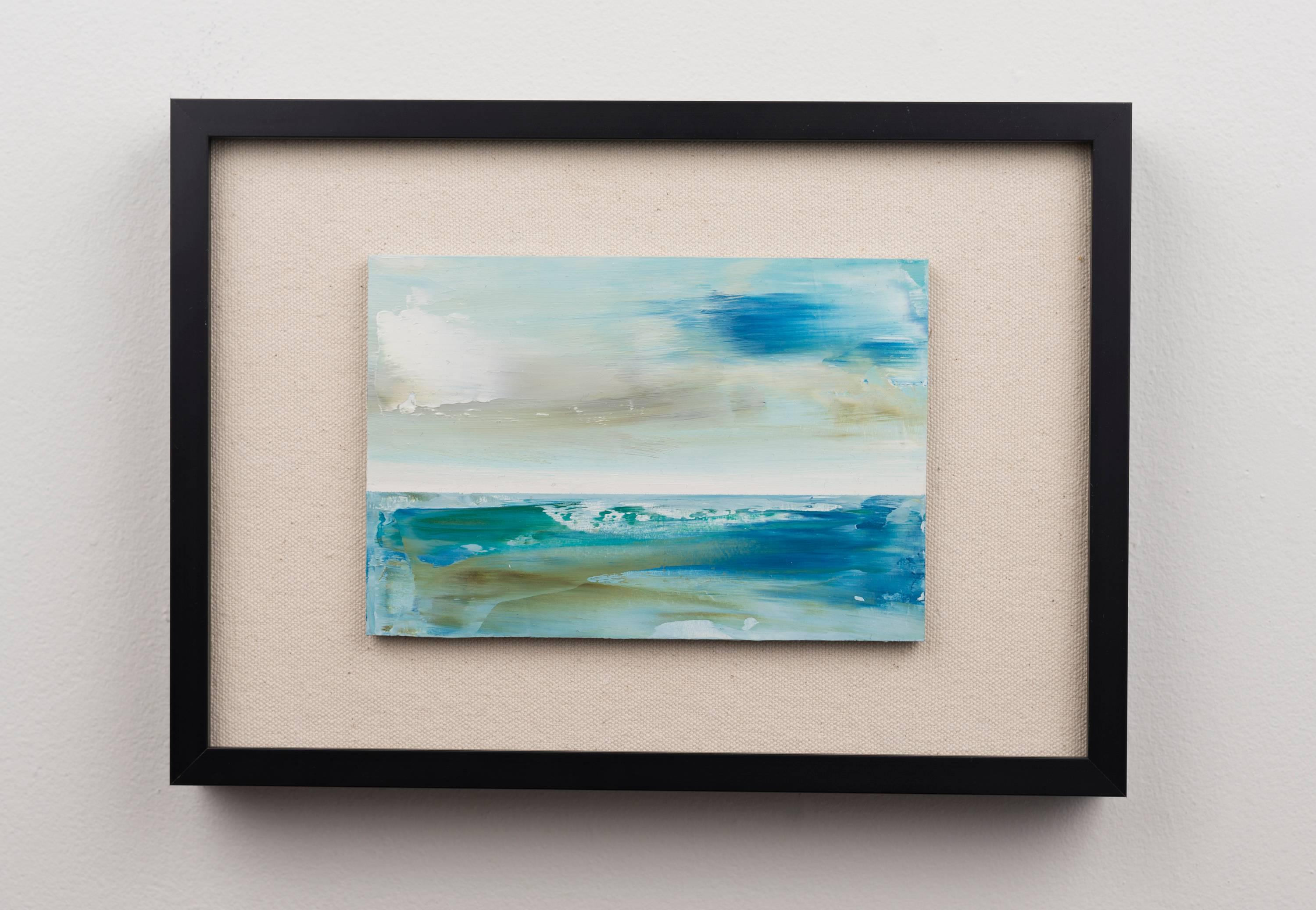 Peter Gynd Abstract Painting - Seascape 15-019