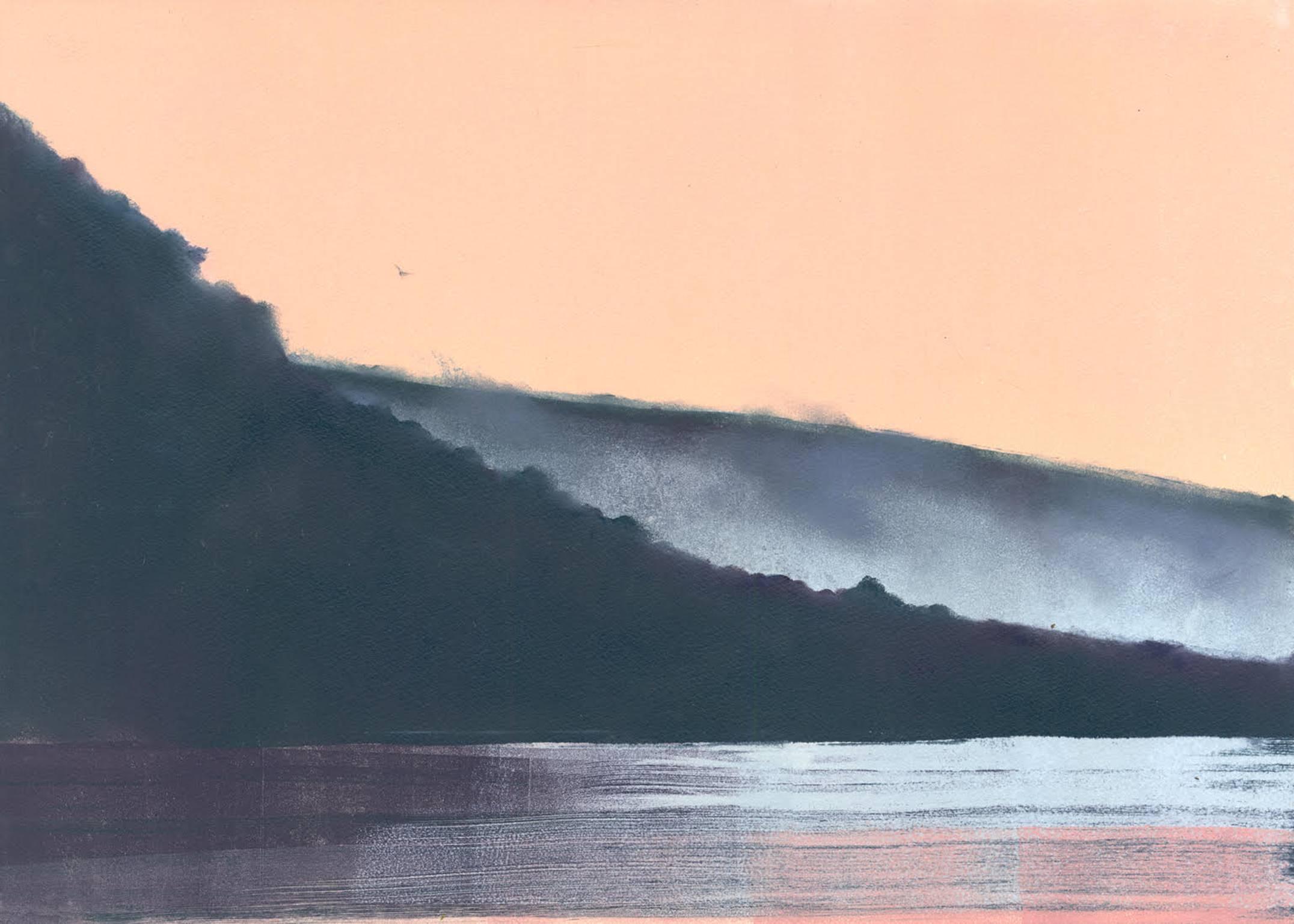 Mist Over the Hills  - Print by Rachel Burgess