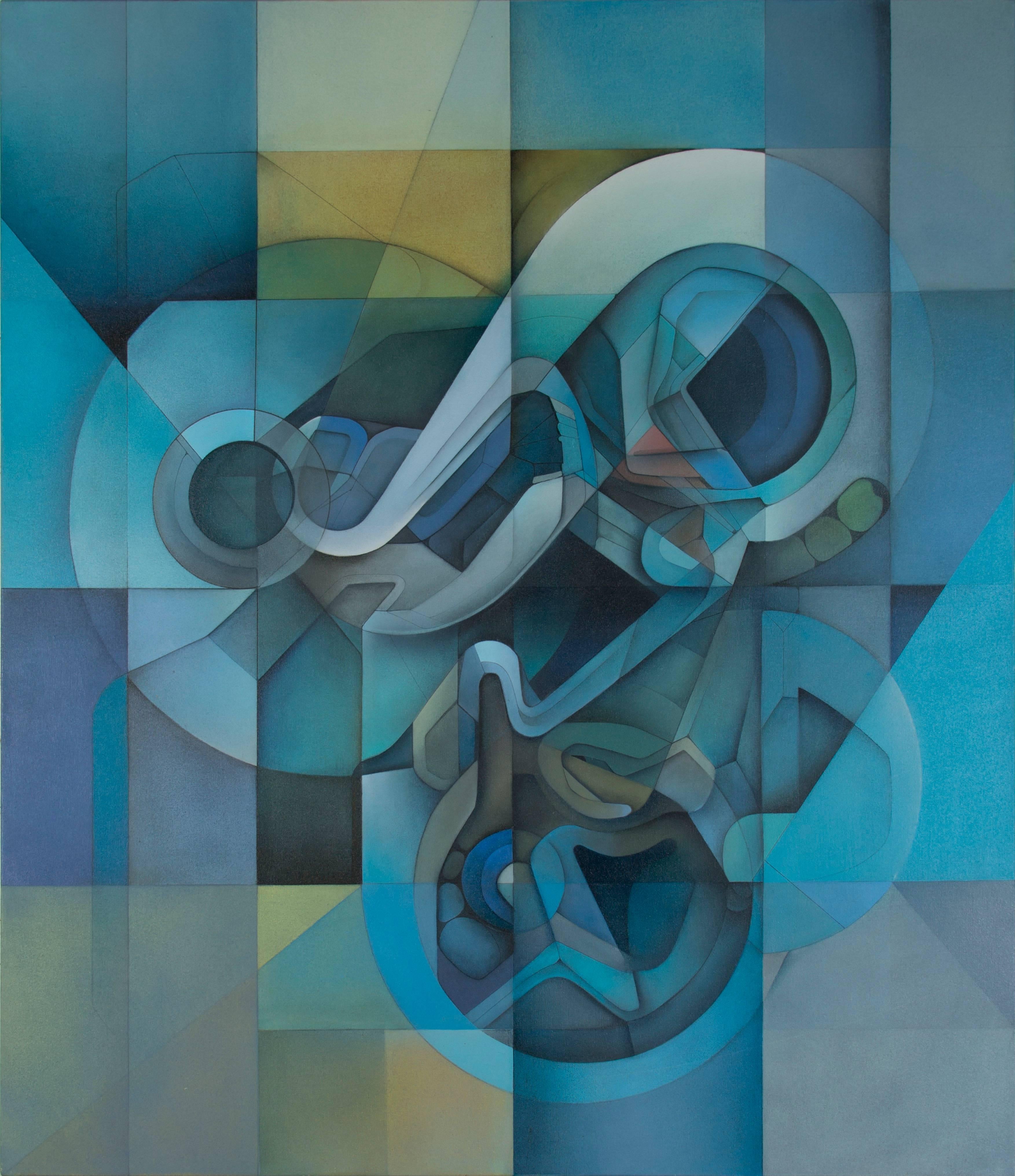 Evan Venegas Abstract Painting - LOST GRID M25