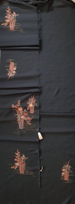 Japanese Painted Silk Scroll
