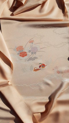 Japanese Painted Silk Scroll