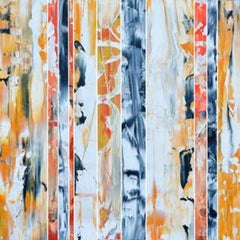 EQ Redefined Series: 1700-EU101-6, abstract wall art , yellow , orange and black