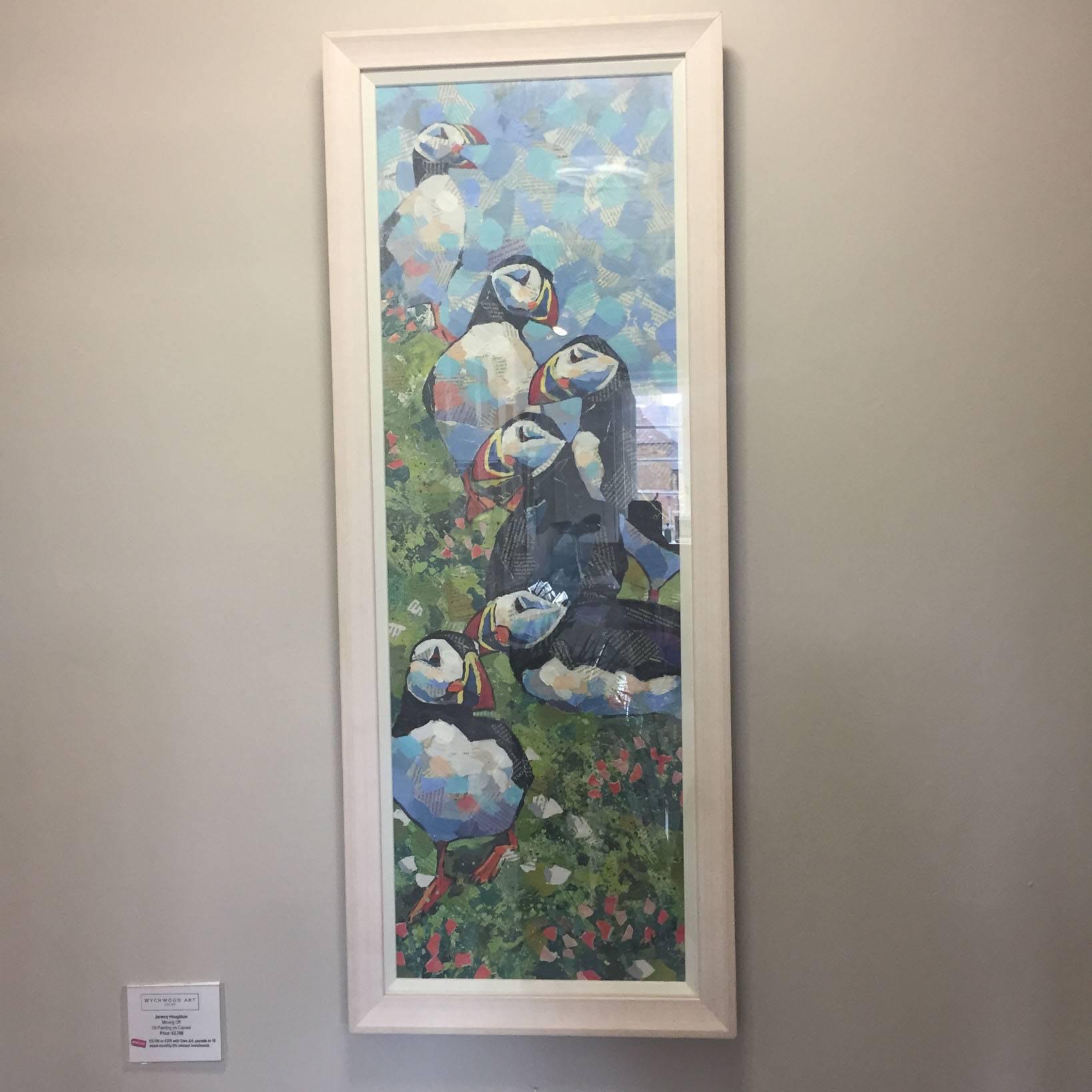 Frailecillos de primavera - Mixed Media Art de Paul Bartlett