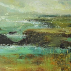 Fossil Structures, New Forest Oil Painting, Claire wiltsher, Original artwork