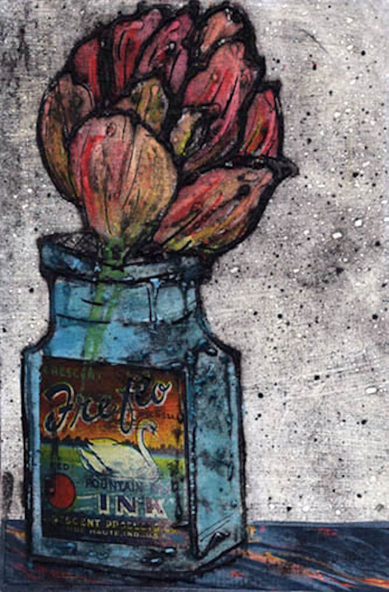 Vicky Oldfield Vicky Oldfield Tulip Limited Edition Still Life Print Contemporary Art For Sale At 1stdibs