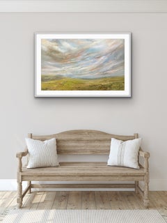 Where Summer Lingers, original painting, landscape, oil painting, contemporary