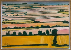 Campos de los Cotswolds, Chipping Campden, cuadro original, paisaje, contemporáneo