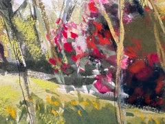 Azalea, Cannizaro Park, Dipinto originale, Paesaggio