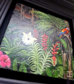 Jungle: Flora and Fauna Large Pocket Painting 282, still-life