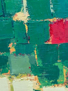 Joi de Vivre, Landscape Artwork, Original Oil Painting, Abstract Art