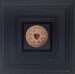 «Jammie Dodger Pocket Painting 285», bodegón, pastelería