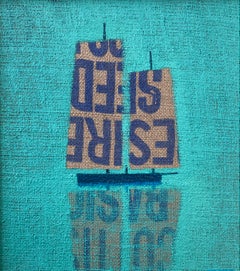 Hessian Sails, Seascape, boat, sails