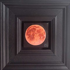 Luna Eclipse Red Shine Pocket Painting 297, Mond, Weltraum