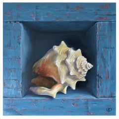 Seashell Safe and Sound - #207, Original painting, shell, sea