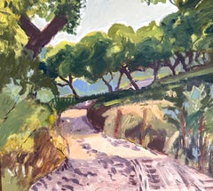 Cork Trees, Portugal, Original painting, Landscape