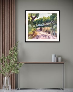 Cork Trees, Portugal, Original painting, Landscape