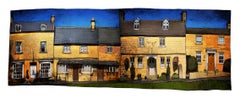 Cotswold Houses, Oxford, Landscape Print, countryside, limited edition print