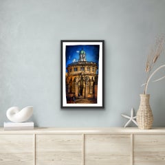 Sheldonian Theatre, Oxford, city, urban, contemporary, limited edition print