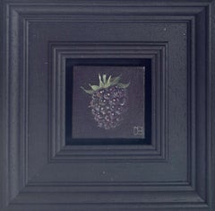 Blackberry (Collezione Autunnale) Pocket Painting 308, dipinto originale