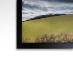 Ridgeway Path, landscape, figurative, contemporary, oil on canvas, sky, view