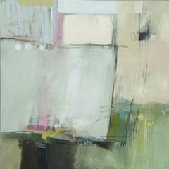 Softly Rising, Contemporary, Abstract, Original, colour, acrylic on canvas