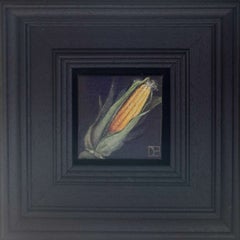 Maiskolben (Veg Collection) Pocket Painting 318, Originalgemälde