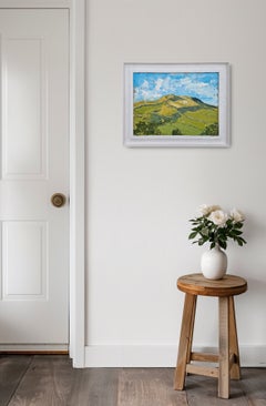 Peak District, February Sun, Original painting, Contemporary artist, landscape