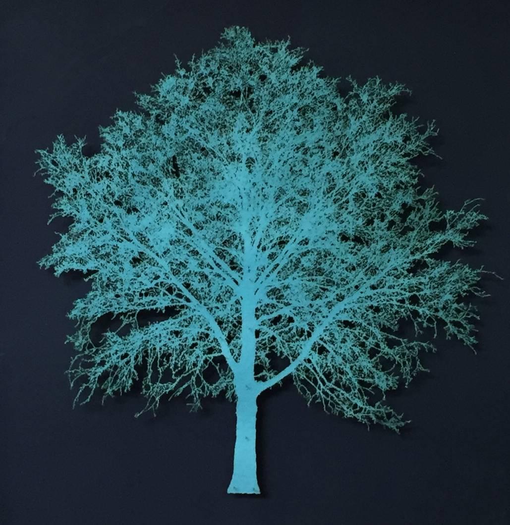 Emma Levine Still-Life Sculpture - Blue Oak Tree