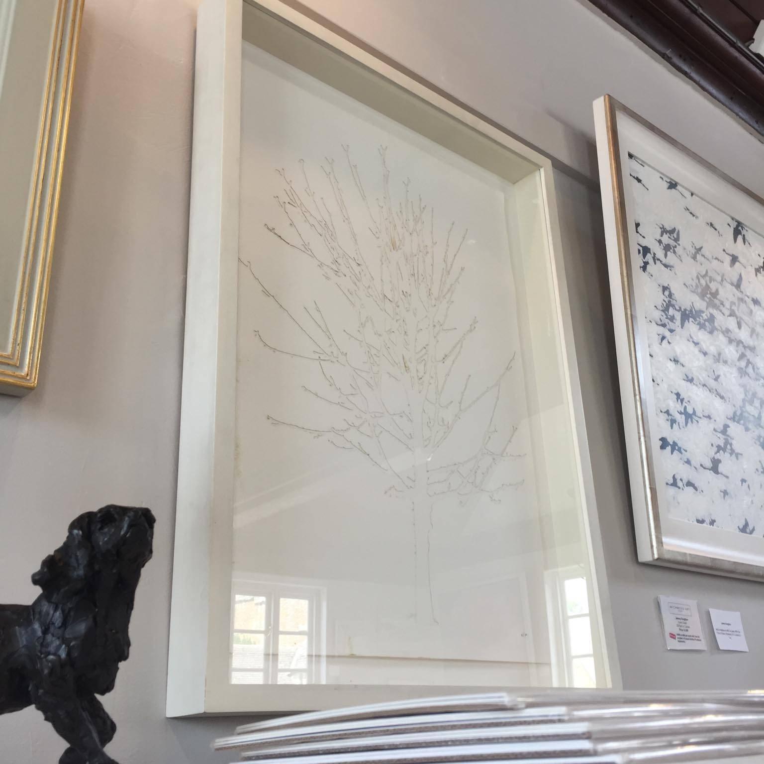 'White Tree' is a simple design of a detailed tree using white paper, an off-white frame and white frame filler to create a pure piece of artwork. The tree has been produced using laser cut paper, which has been left untouched so you can see where