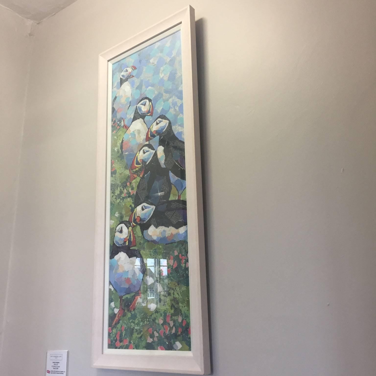 Frailecillos de primavera - Mixed Media Art Contemporáneo de Paul Bartlett